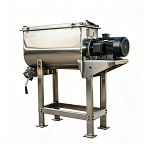 Mélangeur à ruban horizontal en acier inoxydable en forme de U pour poudres chimiques sèches et <span class=keywords><strong>granulés</strong></span> - Product Image 1