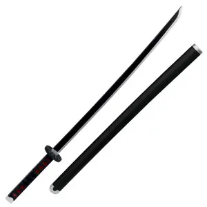 2023 sıcak şeytan Slayer samuray kılıcı 1:1 modeli ahşap malzeme özel dekorasyon hediye sergi zanaat oyuncaklar 104cm