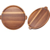 Cross Border Classic Eenvoudig Rond Hout Milieuvriendelijk Duurzaam Thuis Eten Koffietafel Decoratie Keuken Pizza Gedroogd Fruit