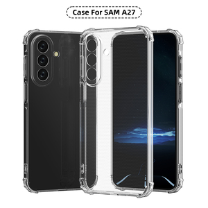 Funda Transparente para Samsung <span class=keywords><strong>Galaxy</strong></span> A27, con Esquinas Reforzadas para Absorción de Impactos, Fundas Flexibles de TPU Suave para <span class=keywords><strong>Galaxy</strong></span> A07 A17 A37 A57 - Product Image 3