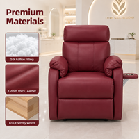 Fauteuil de Salon Professionnel Rouge Multifonctionnel Électrique Inclinable en Cuir Personnalisable pour Barbier et Esthétique