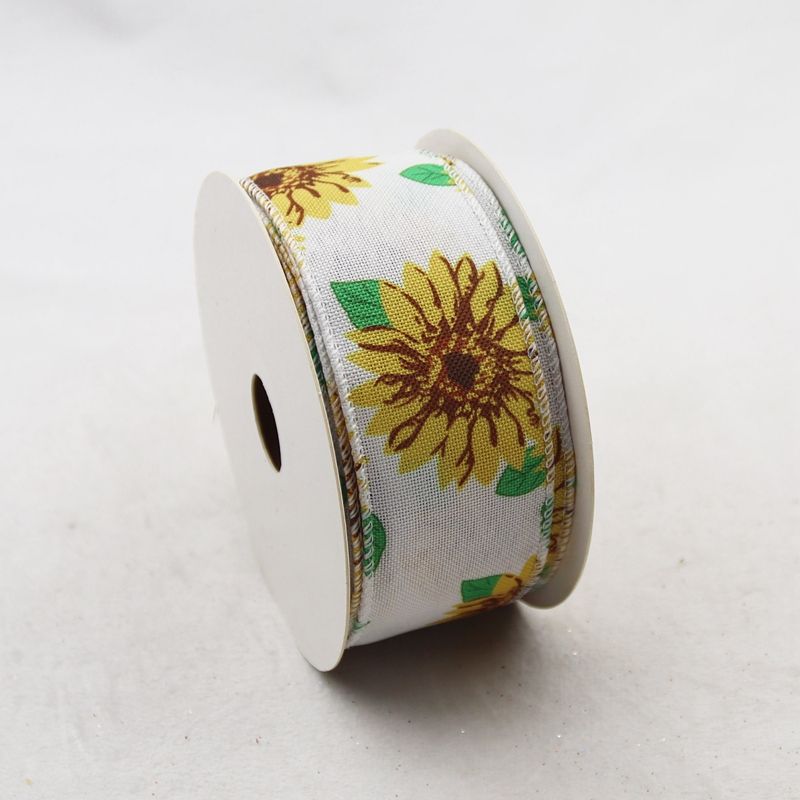 fleur blanche 3,8 cm * 10 m