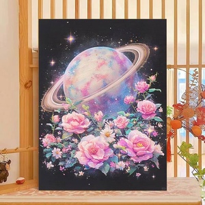 Pintura por Números Segura para Niños, Arte en Lienzo Fácil de Hacer, Manualidades Educativas - Product Image 3