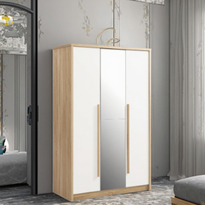 Fornitura di fabbrica professionale 3 porte <span class=keywords><strong>armadio</strong></span> <span class=keywords><strong>con</strong></span> <span class=keywords><strong>specchio</strong></span> di alta qualità <span class=keywords><strong>armadio</strong></span> in legno armadi per le camere dei bambini e camere da letto - Product Image 6
