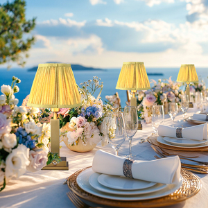 Thiết Kế Đơn Giản Bảng Đèn Bóng Râm Tùy Chỉnh Vải Bóng Râm Bàn Đèn Trang Trí Bắc Âu Hiện Đại Pleated Bóng Râm - Product Image 4