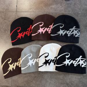 Gorro de Punto Jacquard Moderno con Logotipo Personalizado, Gorro de Moda Urbana Hip-hop, Bordado 3D, Talla Única, Cálido para Clima Frío - Product Image 1