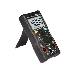 Multimètre numérique compact ZOYI-ZT-C2 avec fonction de mesure de température et étui de protection noir - Product Image 1