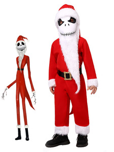 Disfraz Infantil <span class=keywords><strong>de</strong></span> <span class=keywords><strong>Jack</strong></span> Esqueleto, Estilo Terrorífico <span class=keywords><strong>de</strong></span> Nochebuena, para Representaciones Navideñas - Product Image 2