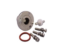 Connecteur à bride EIA 7/8 pouces avec connecteur coaxial RF femelle N, adaptateur de connecteur prise-fiche à impédance 50 ohms