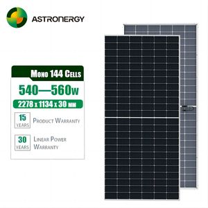 แผงโซลาร์เซลล์ Astro พร้อมส่ง <span class=keywords><strong>550W</strong></span> 560w 585W 590W 595W 600W แผงโซลาร์เซลล์แบบสองหน้า CHSM72N(DG)/F-BH 580W ราคาแผงโซลาร์เซลล์ PV - Product Image 1