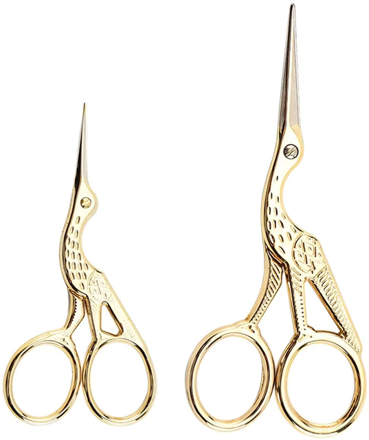 Vintage Stork Shape Sewing Scissors Stainless Steel Tailor Scissors,cool Shaped Embroidery Scissors