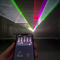 Laser d'animation couleur 10W Knight, le plus vendu, contrôlable par téléphone