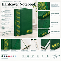 Carnet de notes A5 personnalisé pour entreprise, planificateur à couverture souple, pages lignées, journal de travail, cadeau d'entreprise, impression personnalisée