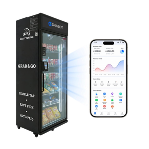 Nouvelle machine distributrice IA 2026 de 21,7 pieds cubes pour snacks et boissons, avec surveillance à distance 4G, reconnaissance visuelle IA intelligente et suivi en temps réel - Product Image 1