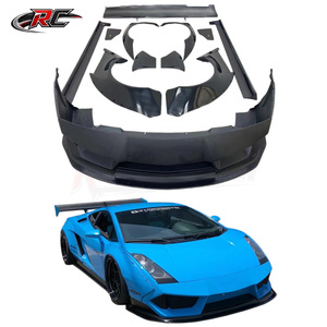Kit de carrocería de fibra de carbono estilo LB para <span class=keywords><strong>Lamborghini</strong></span> <span class=keywords><strong>Gallardo</strong></span> LP550 LP560, difusor de parachoques delantero, alerón, piezas de mejora. - Product Image 5