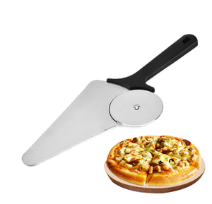 Pelle à pizza premium de 12 pouces, spatule à pizza avec manche en caoutchouc pour la manipulation des gâteaux et des pizzas, outil de qualité professionnelle - Product Image 1
