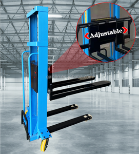 רדיו בקרת נייד מיקרו מיני רכוב החדש 1T ידני Pantograph עבודת פלטפורמת חשמלי להגיע 1.6 M חשמלי מלגזה - Product Image 4