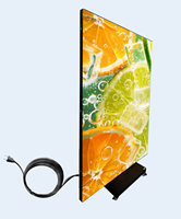 Écran d'affichage LED pliable à trois volets, double face, écran d'affichage électronique LED à trois côtés, bannière LED à 3 faces