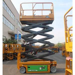 Plateforme de travail aérien électrique à ciseaux XG1212HA de 12 m avec système d'entraînement électrique à économie d'énergie, la plus efficace, en stock - Product Image 4