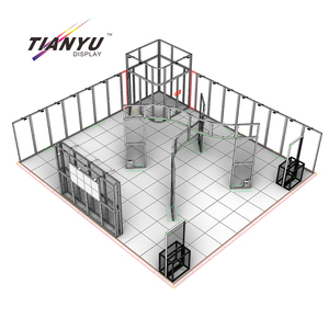 Công cụ miễn phí nhôm Modular thiết kế EXPO triển lãm gian hàng hệ thống 10x10 Shell Đề án gian hàng khung chỉ với sàn - Product Image 1