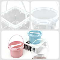 Boîte d'emballage personnalisée 365 ml pour gâteau mille-feuille, pot à fromage, mousse au chocolat – Étui en plastique PP tendance pour boulangerie, fabrication en usine