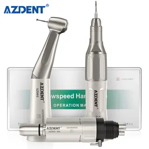 AZDENT Kit Handpiece Gigi Kecepatan Rendah, Motor Sudut Kontra Udara Gigi