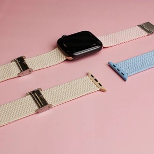 <span class=keywords><strong>Correa</strong></span> de Reloj de Nailon Elástica para iWatch, Precio de Fábrica CM, <span class=keywords><strong>Correa</strong></span> de Reloj Trenzada para <span class=keywords><strong>Apple</strong></span> <span class=keywords><strong>Watch</strong></span> Series 7 6 5 SE - Product Image 4