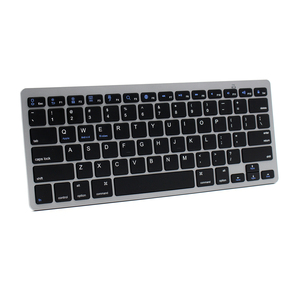 คีย์บอร์ดไร้สายบลูทูธจากโรงงานโดยตรง รองรับหลายระบบ ใช้งานได้กับ Mac Windows Linux - Product Image 1
