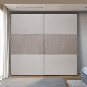 FLY MOD. Armadio CM 275.8X65 H. 246.4 in Legno di Frassino e Frassino Nuvoloso - Product Image 1