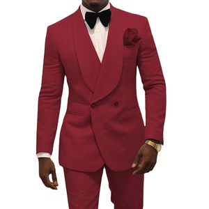 <span class=keywords><strong>2023</strong></span> hommes marié Tuxedos châle revers hommes costumes 2 pièces costumes de <span class=keywords><strong>mariage</strong></span> meilleur <span class=keywords><strong>homme</strong></span> sur mesure (veste + pantalon + noeud papillon) - Product Image 5