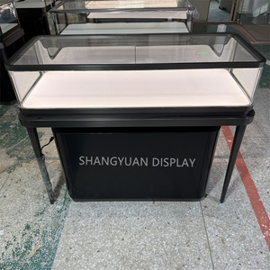 Hiện đại cổ điển bằng gỗ sơn tùy chỉnh kính trang sức hiển thị trường hợp Showcase kim loại đồ trang sức hiển thị truy cập - Product Image 5