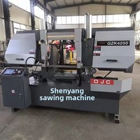 Scie à ruban CNC 4250/GZ4240/G4260 à alimentation et coupe automatiques pour la découpe de métaux avec garantie d'un an