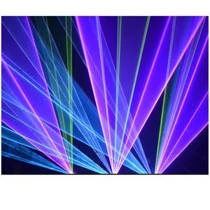 Lampu untuk dj pesta pernikahan acara club disko 2 ~ 5W RGB animasi laser
