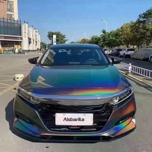 Vinilo Autoadhesivo Iridiscente de Alto Brillo para Decoración de Vehículos, con Revestimiento de PET, Liberación de Aire, Efecto Láser <span class=keywords><strong>Arco</strong></span>íris - Product Image 4