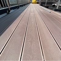 Terrasse en WPC résistant aux intempéries Everwall pour les promenades de stations balnéaires et les zones en bord de mer