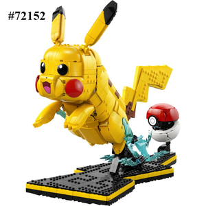 <span class=keywords><strong>Pikachu</strong></span> 72152 Nouveauté 2050 pièces Jeu populaire Pokémon Souris Magique Elfe de Poche Poké Ball Blocs de <span class=keywords><strong>Construction</strong></span> Figurine 3D Jouets Cadeaux d'Anniversaire - Product Image 1