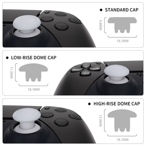 อะไหล่แท่งควบคุมแบบถอดเปลี่ยนได้ EXtremeRate สำหรับจอย PS5 PS4 - Product Image 4