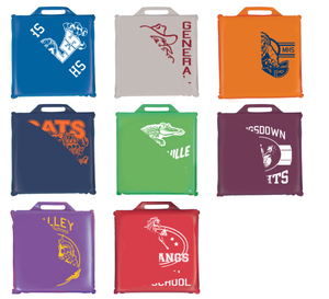Coussin de siège de stade en vinyle imprimé, fournitures personnalisées pour l'esprit scolaire, promotion d'événements sportifs, coussin en mousse PVC - Product Image 4