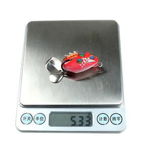 Wind Thunderfrog 3.5cm/5.4g Double paillettes Flat rinforzare gancio artificiale Soft esca per trote Silicone <span class=keywords><strong>pesca</strong></span> sul fondo del lago - Product Image 2