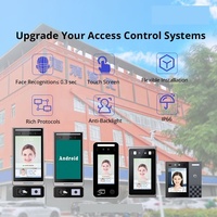 Máquina de Control de Asistencia con Reconocimiento Facial WiFi de 4.3'', Sistema de Reloj Checador Biométrico con Reconocimiento Facial, Software Gratuito y Soporte en la Nube