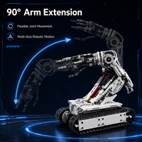 Kit de Modelo de Brazo Robótico de Ingeniería, Juguete Educativo de Ensamblaje Mecánico DIY
