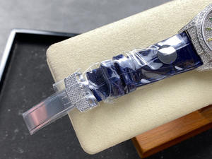 Reloj Casual Clásico para Hombre con Esfera de Zafiro y Diamantes Completos, el Más Vendido, Imprescindible para el Éxito - Product Image 5