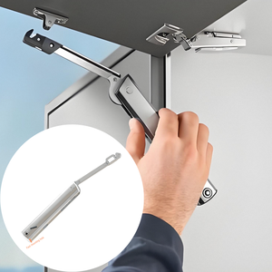 Charnière <span class=keywords><strong>de</strong></span> maintien pour porte <span class=keywords><strong>de</strong></span> placard <span class=keywords><strong>de</strong></span> cuisine, design populaire, angle réglable <span class=keywords><strong>de</strong></span> 250 à 500 mm, arrêt libre, levage hydraulique - Product Image 1