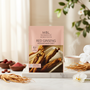 แผ่นมาส์กหน้า MBL โสมแดงเกาหลี สูตรเข้มข้น ช่วยยกกระชับและบำรุงผิว ลดเลือนริ้วรอย มอบความชุ่มชื้น เหมาะสำหรับทุกสภาพผิว ผลิตในเกาหลี - Product Image 3