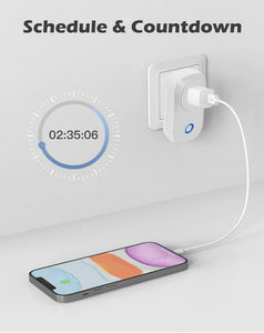 Enchufe Inteligente WiFi Tuya para Italia y Chile, 16A, con Monitor de Energía, Función de Temporizador, Control por Aplicación Smart Life, Compatible con Alexa y Google Home - Product Image 4