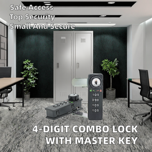 รหัสผ่านแบบผสม 4 หลัก กุญแจมาสเตอร์ล็อคแบบกลไกสำหรับตู้เก็บเอกสารเฟอร์นิเจอร์ไม้ ติดตั้งง่าย - Product Image 2