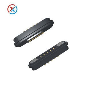 Conector magnético chapado en oro de 5 pines 12V2A 5V2A cargador macho y hembra conector pin POGO - Product Image 6