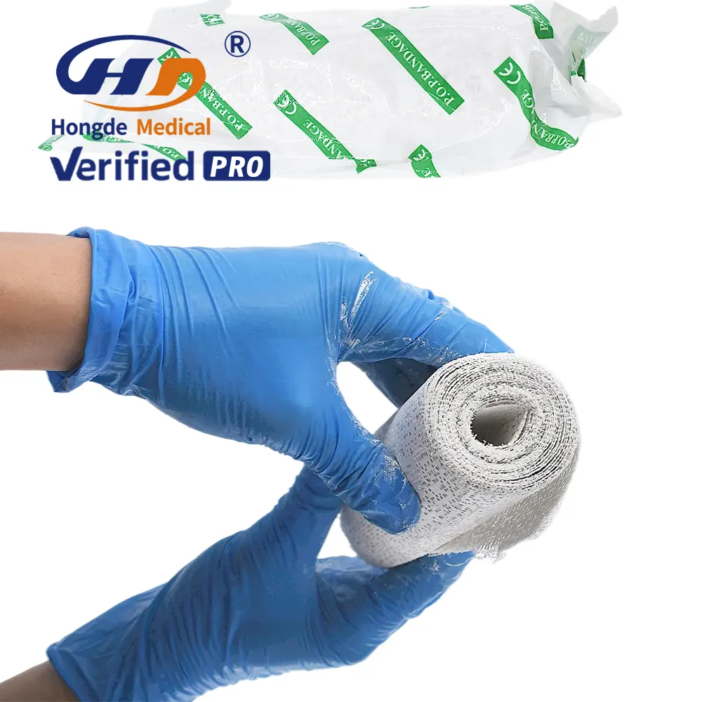 Bandage de soutien extensible de gaze de filet élastique tubulaire médical jetable de haute qualité pour le plâtre des bandages de Paris