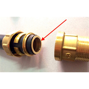 Enchufe de refuerzo de Gas de alta presión de 32x3 accesorios de compresión de latón para conectar tuberías de aceite acero al carbono liso galvanizado - Product Image 3