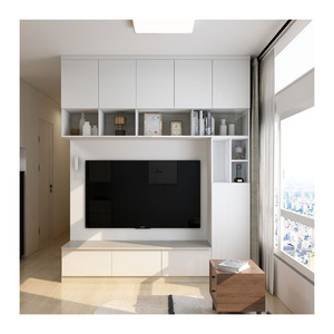 Modern Luxury Living Room Furniture Wooden Wall Mounted Suitable For Living Room Furniture Modern Tv Cabinet